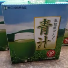 最終値下げ!明日発送!世田谷自然食品 乳酸菌が入った青汁 30包