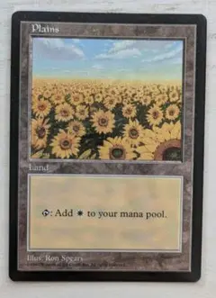 Plains/平地 APACランド ひまわり MTG APAC Plains 平地 ひまわり 基本土地 - メルカリ