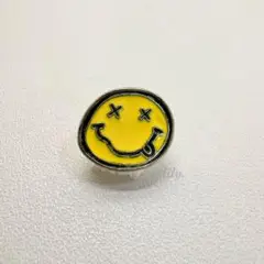 【ピンバッジ】ニルヴァーナ NIRVANA スマイリーフェイス ロック 音楽