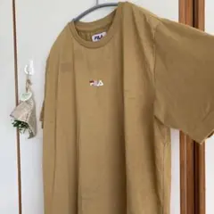 【FILA】フィラ メンズ レディース Tシャツ からし色