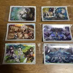原神　ウエハース　6枚