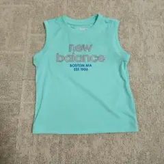 【超美品】new balance ノースリーブタンクトップ 100　グリーン