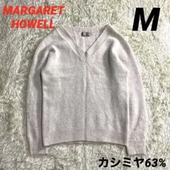 ✨美品✨マーガレットハウエル✨MHL. カシミヤウールセーター ベージュ M
