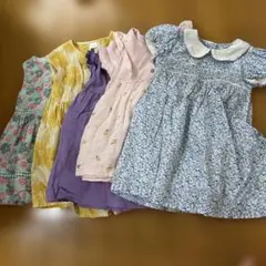 【まとめ売り】90サイズ　ワンピース