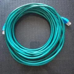 青色LANケーブル RJ45コネクタ