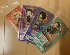 鬼滅　アルファベットver アクリルフィギュア　まとめ売り　4点