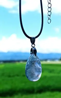 開運絵画　❀レインボーフローライトドロップペンダント❀