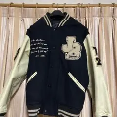 JUST BIGI ジャストビギ 袖革スタジャン　スタジアムジャンパー　Lサイズ JUST BIGI ジャストビギ 袖革スタジャン スタジアムジャンパー L