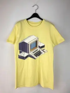 VINTAGE COMPUTER TEE YELLOW