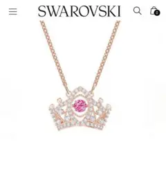 新品 SWAROVSKI 王冠 ネックレス ケイトスペード FURLA