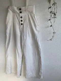 サロペット コーデュロイパンツ アイポリー M