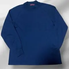 DUNDAS 長袖 ローネックTシャツ Lサイズ ネイビー メンズ トップス