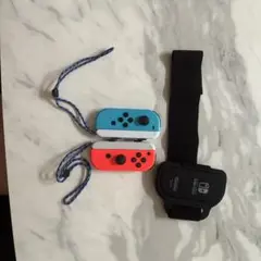 Nintendo Switch Joy-Con コントローラー　レッグバンド付き