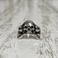 ra-2383) ストレンジフリークデザインズ スカルリング 9号