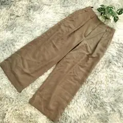 ✨大人かわいい✨ ジョルジュ・レッシュ ワイドパンツ ブラウン サイズS