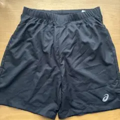 ASICS ランニングショーツ L 黒