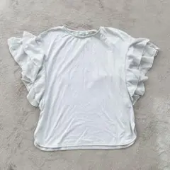 アースミュージックアンドエコロジー フリル 付き Tシャツ