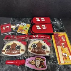 モンハンキティ　メモ帳等セット　中古美品