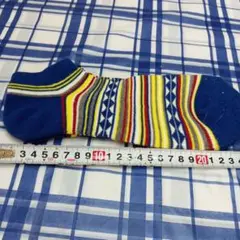 カラフルストライプソックス 25-27cm