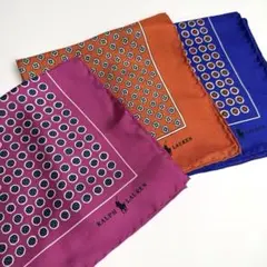 Ralph Lauren ポケットチーフ　3枚セット