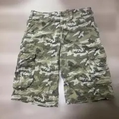 メンズ XL リアルクラッシュ 迷彩柄 ハーフパンツ ミリタリー カモフラージュ