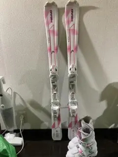 【メンテ済み】HEAD ジュニアスキー板 ブーツセット