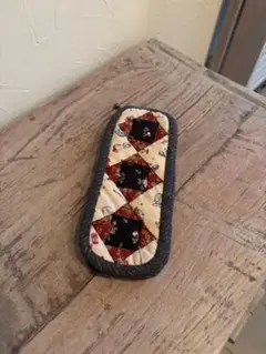 ハンドメイド　ペンケース　パッチワーク
