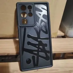 s22 ultra case ソフトケース stussy