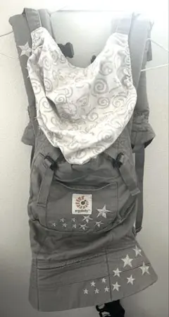 ⭐︎美品⭐︎ エルゴベビー 抱っこ紐 グレー 星柄