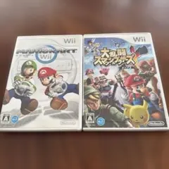 任天堂　Wii　ソフト　マリオカートWii　 大乱闘スマッシュブラザーズX