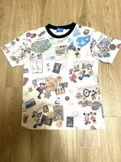 東京ディズニーシー　総柄Tシャツ
