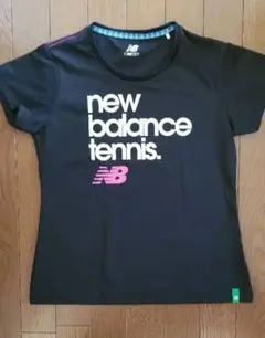 New Balance テニス Tシャツ ブラック