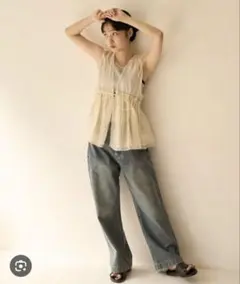 シャイニーオーガンジーベスト