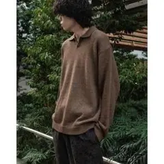 Blanc YM Wool Knit Skipper Shirt