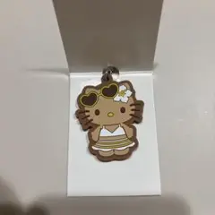 日焼けキティ ラバーストラップ ブラウン