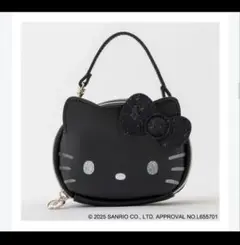 HELLO KITTY × BRILMY ミニコスメポーチ BLACK