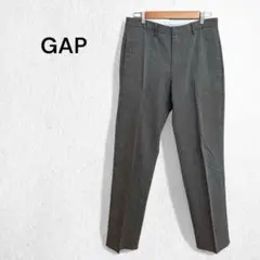 ギャップ スラックス パンツ テーパード ボトムス センタープレス オフィス