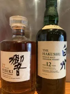 サントリー 響17年、白州12年