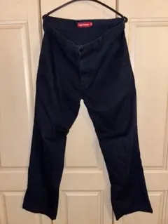 Supreme ネイビー チノパン 34 ビンテージ品