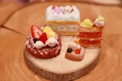 ミニチュアフードシマエナガボリュームケーキセット