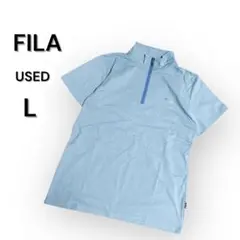 フィラ　FILA ハーフジップシャツ L USED ゴルフトレーニング　スポーツ