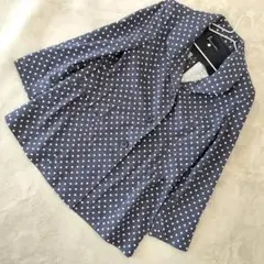 B-TOKYO LOBELIA テーラードジャケット ネイビー ドット柄 M-L