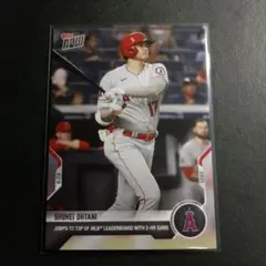 大谷翔平 2021 Topps Now 429 2本塁打でHRリーダーのトップへ