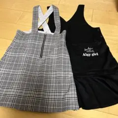 アルジー 他サロペット２枚セット