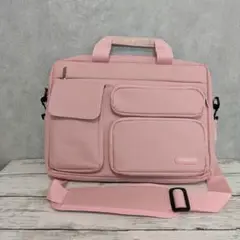 ★ MOSISO ノートPC ショルダーバッグ 保護ケース ピンク【未使用】