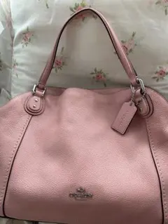 COACH コーチ トート ショルダーバッグ ピンク