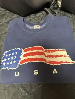 USA アメリカ国旗デザイン スウェットシャツ