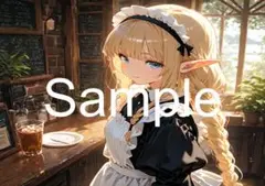 A4サイズアートポスター 1点もの 美女ポスター最高品質 E-G-２２