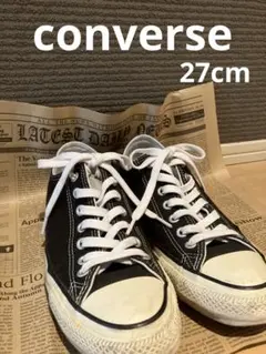 CONVERSE ALL STAR コンバースメンズブラックスニーカー27cm