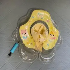 新品未使用★ ベビー用 浮き輪 Mサイズ 空気入れ付き 水遊び補助